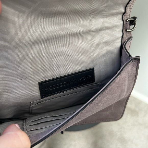 Rebecca Minkoff Quilted Love Crossbody in Peony - Picture 6 of 11